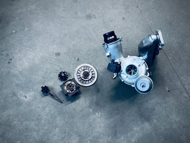 Ukończona regeneracja turbosprężarki dostawczego Mercedes Sprinter