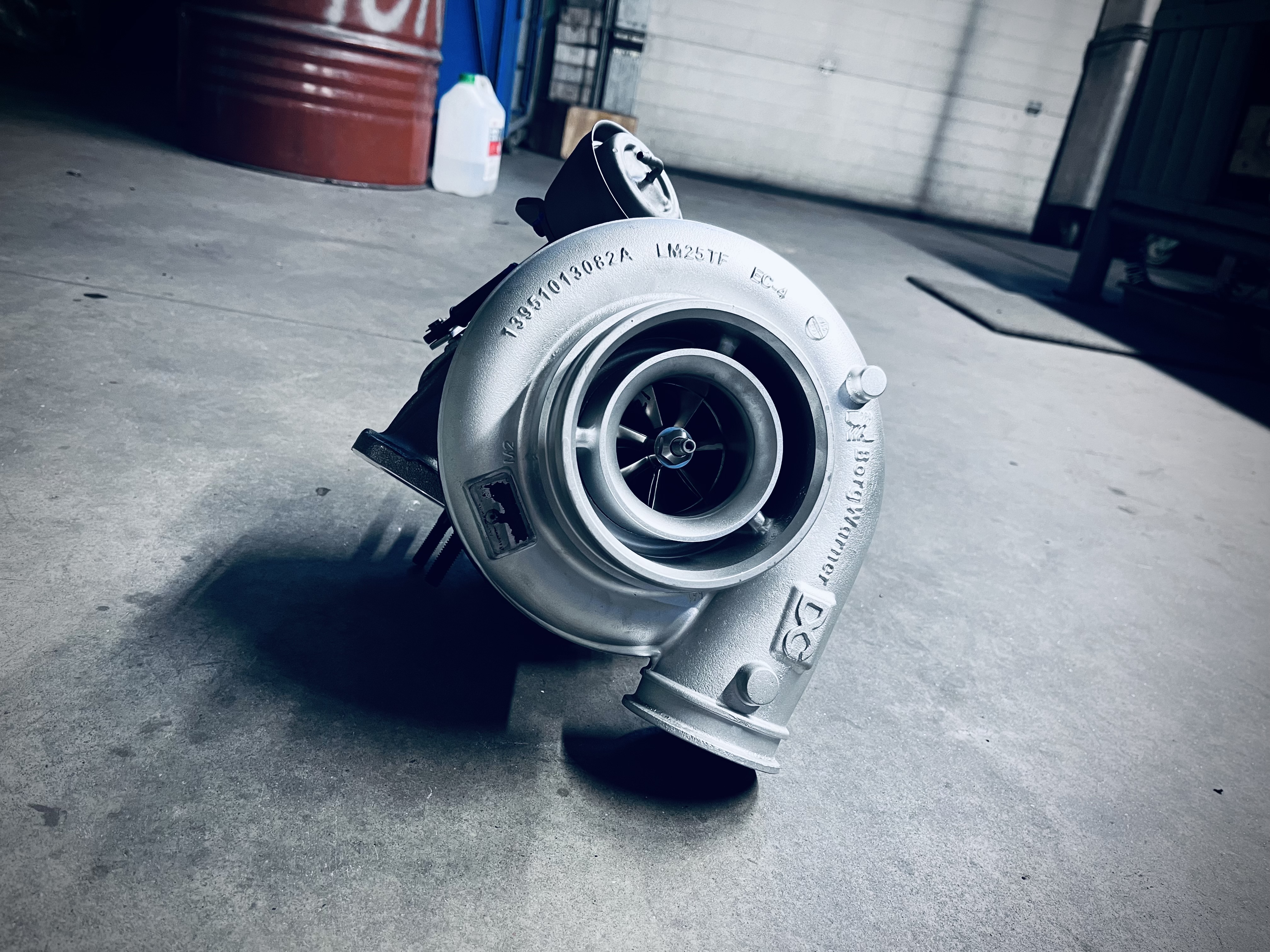 Regeneracja turbosprężarki ciągnika rolniczego - widok wirnika